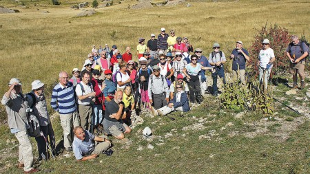 Le groupe au fort de Réallon